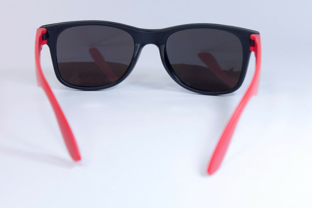 Дитячі окуляри 3312 чорно-червоні topseason Cardeo