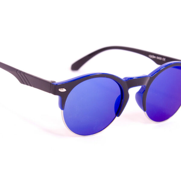 Дитячі окуляри круглі 0433-4 синє напилення topseason Cardeo