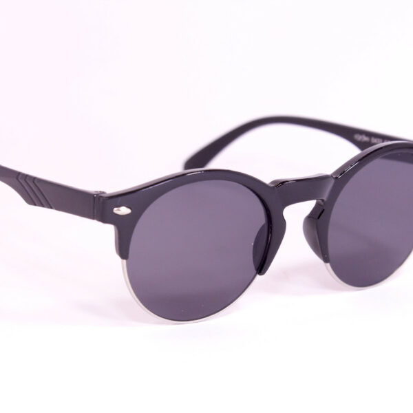 Дитячі окуляри круглі чорні 0433-6 topseason Cardeo