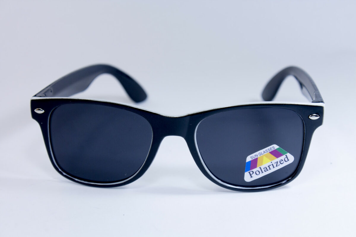 Дитячі окуляри polarized P954-2 чорно-білі topseason