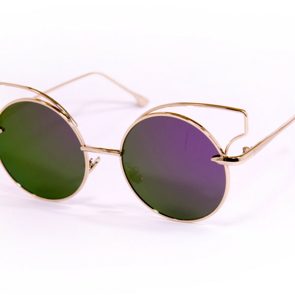 Сонцезахисні окуляри жіночі 1180-1 фіолетове напилення topseason Cardeo