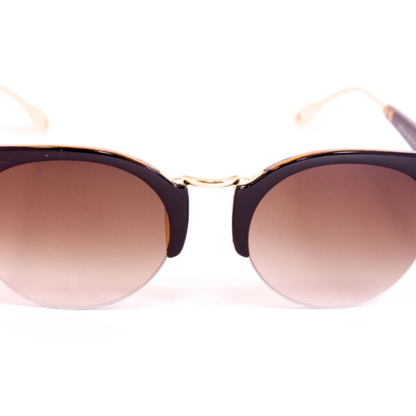 Сонцезахисні окуляри жіночі 8127-1 коричнева лінза topseason