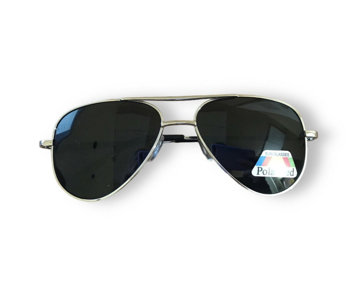 Дитячі окуляри polarized 0491-7 чорний зі сріблом topseason Cardeo