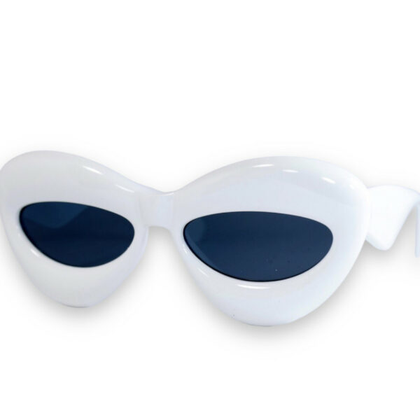 Оригінальні сонцезахисні жіночі окуляри білі