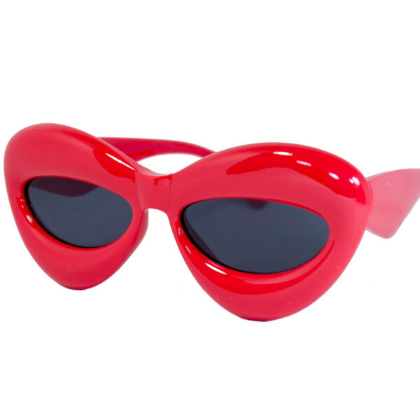 Оригінальні сонцезахисні жіночі окуляри червоні