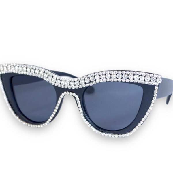 Оригінальні сонцезахисні жіночі окуляри чорні 1330-18 topseason