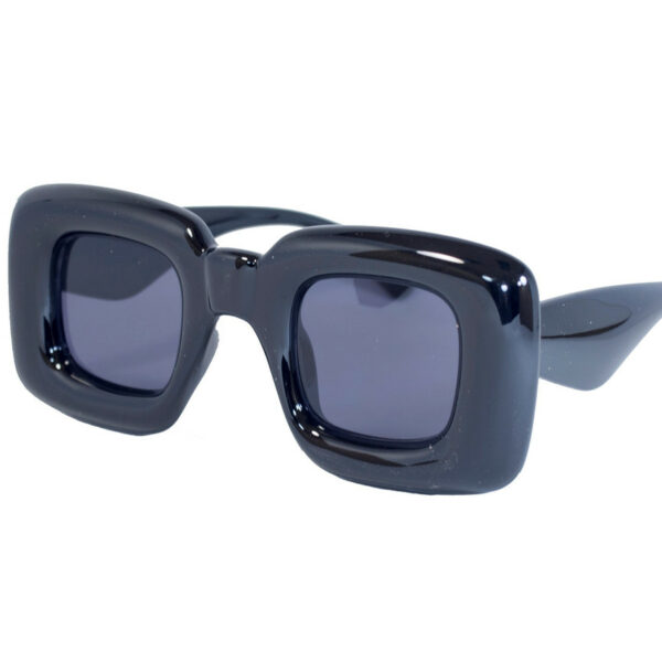 Оригінальні сонцезахисні жіночі окуляри чорні квадратні 1330-1 topseason