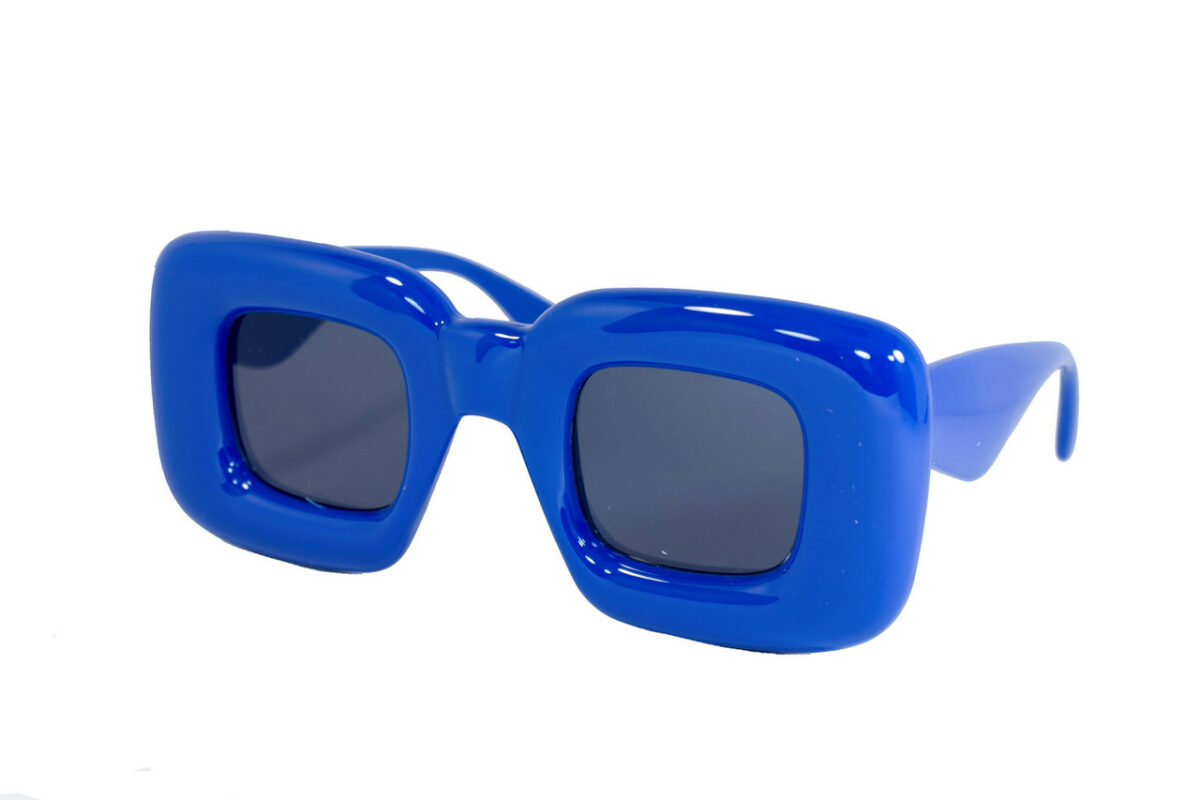 Оригінальні сонцезахисні жіночі окуляри сині 1330-9 topseason