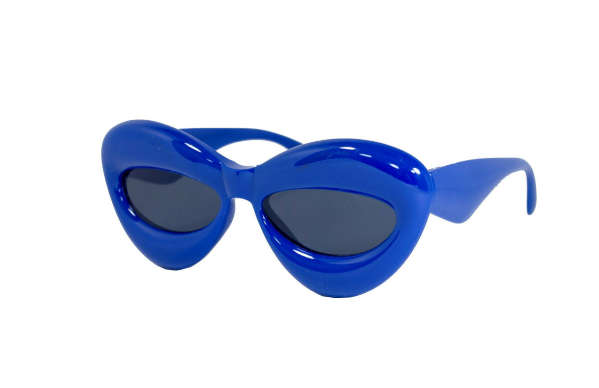 Оригінальні сонцезахисні жіночі окуляри сині