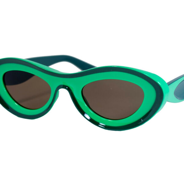 Оригінальні сонцезахисні жіночі окуляри зелені 1330-14 topseason