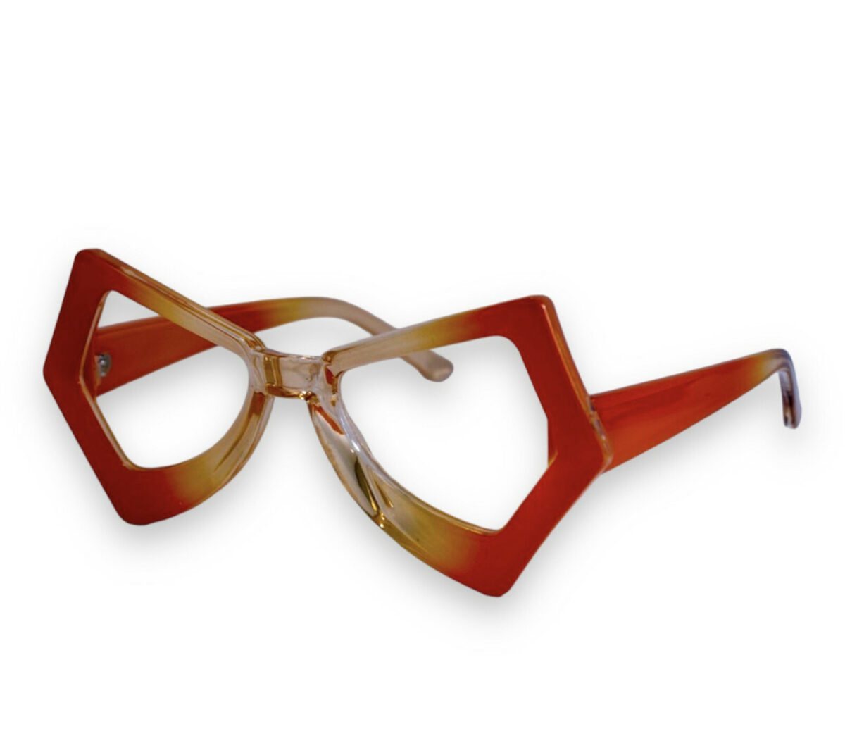 Оригінальні сонцезахисні жіночі окуляри жовтогарячі 1330-17 topseason