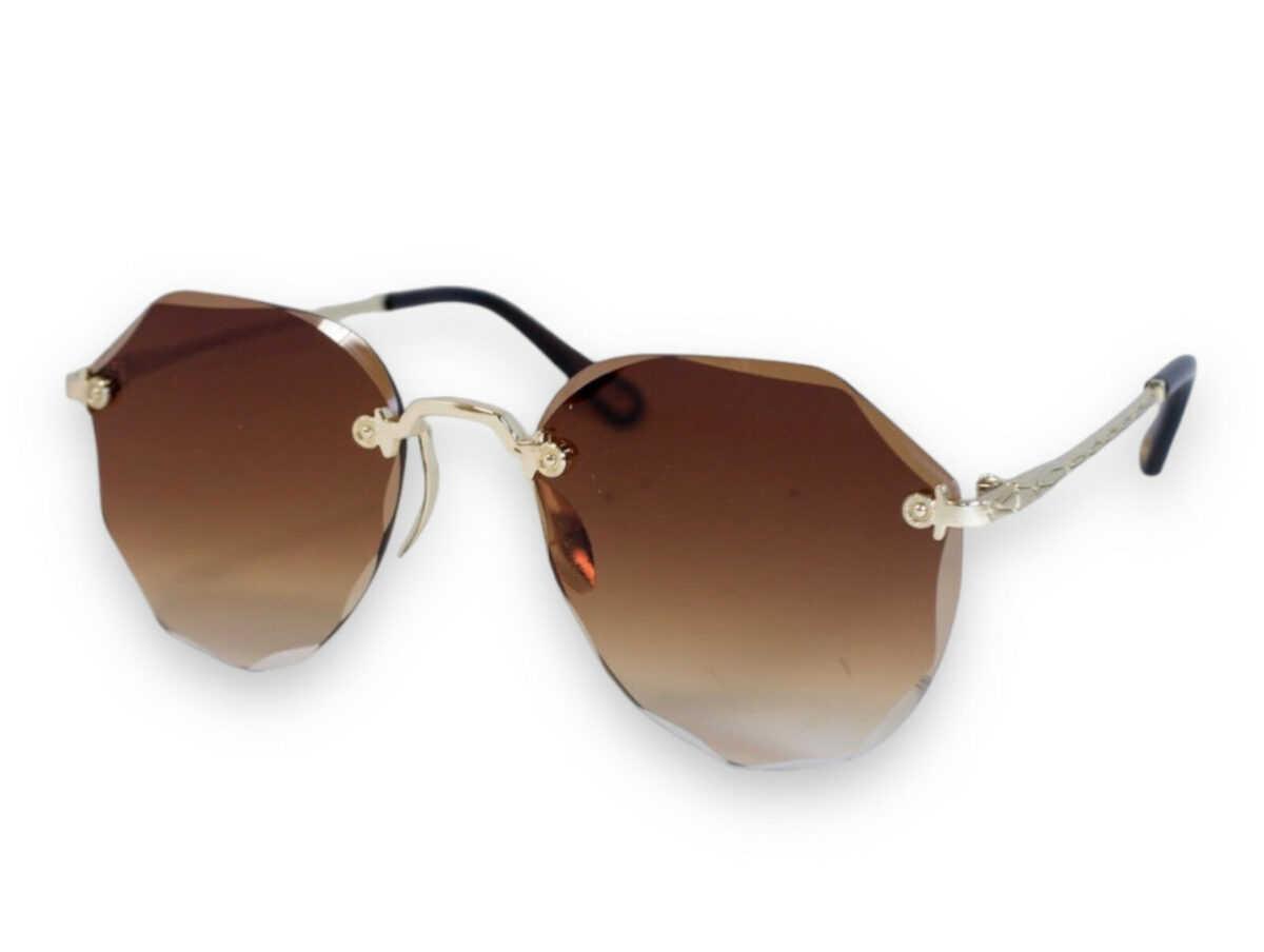 Сонцезахисні жіночі окуляри коричневі 9007-2 topseason Cardeo