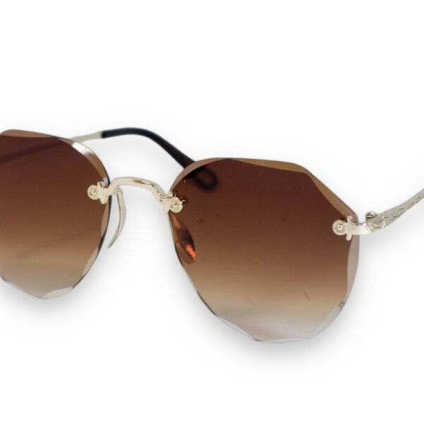 Сонцезахисні жіночі окуляри коричневі 9007-2 topseason Cardeo