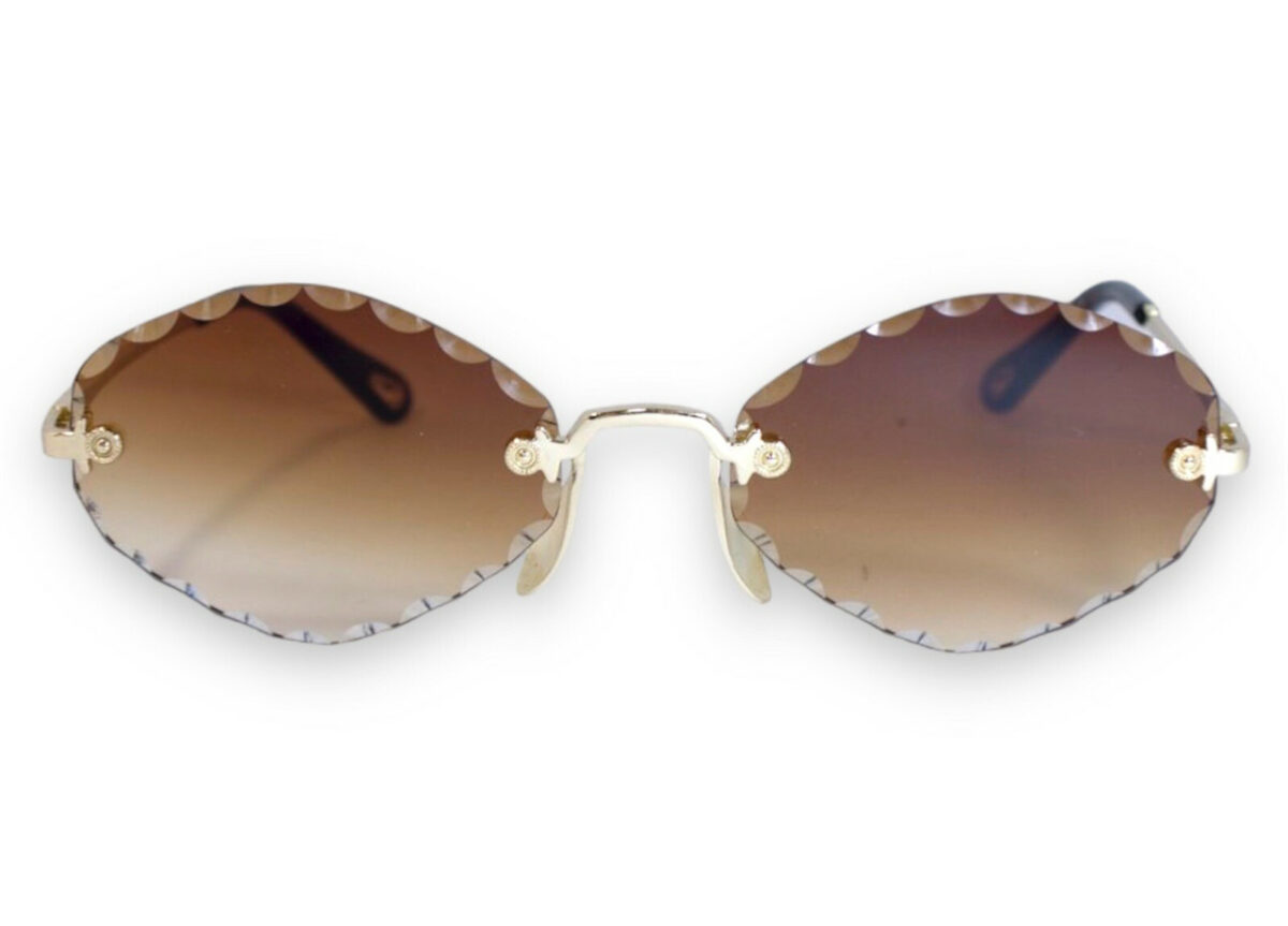 Сонцезахисні жіночі окуляри коричневі 9012-2 topseason Cardeo